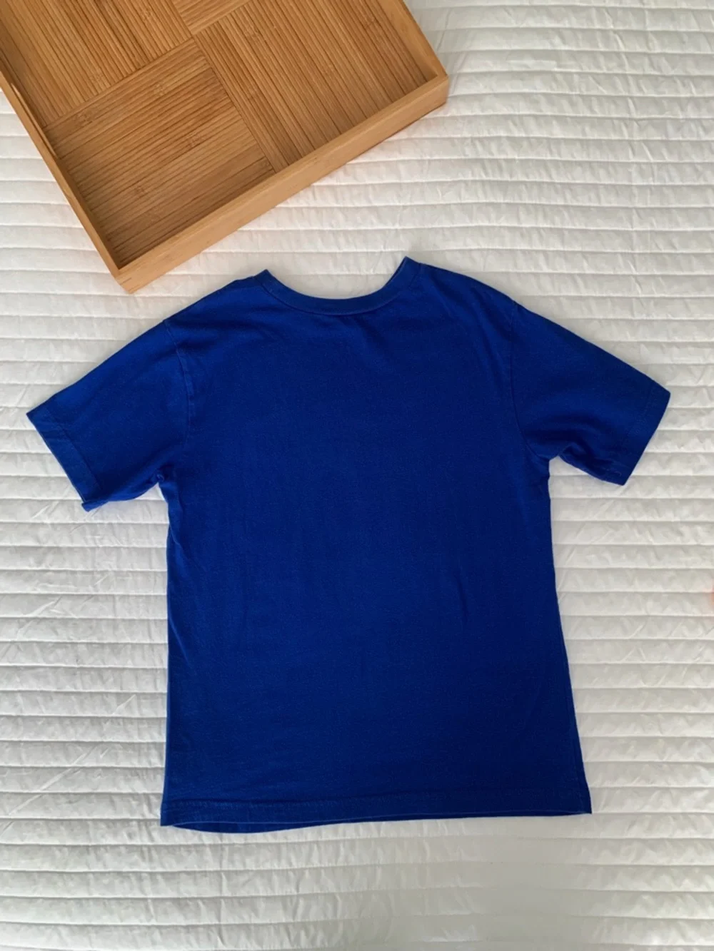 Children’s Place T-Shirt Boys Size L (10/12) Blue Defeat Is Not an Option Tee